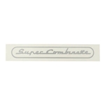Dekal "Super Combinette" Silver