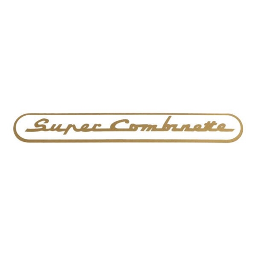 Dekal "Super Combinette" Guld, tillbehör, reservdelar, moped, rinab