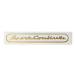 Dekal "Sport Combinette" Guld