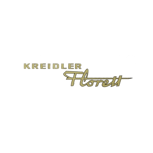 Dekal "Kreidler Florett" Guld, Reservdelar till moped, RINAB, moped, 