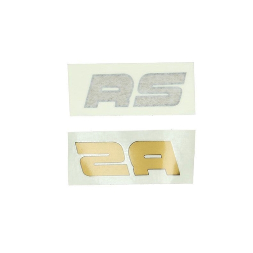 Dekal Kreidler "RS", guld, Reservdelar till moped, RINAB, moped, 