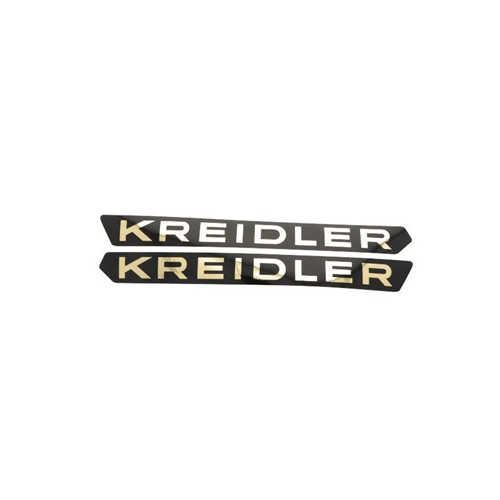 Tankdekaler Kreidler 1973-75 svart/Guld, Reservdelar till moped, RINAB, moped, 