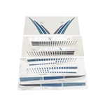 Dekalsats, Tomos Standard, svart/blå