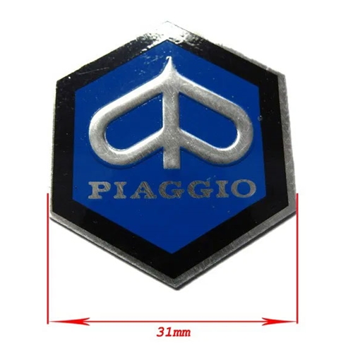 Emblem "Piaggio" Ø31mm, RINAB