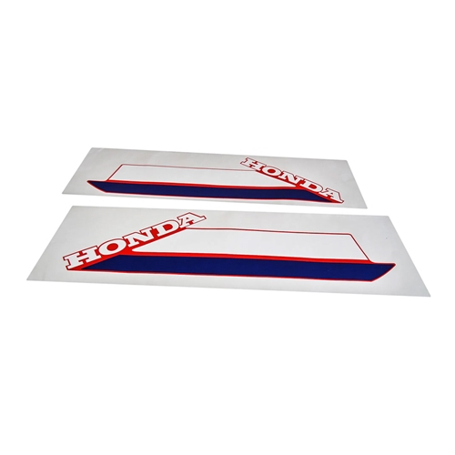 Dekalsats tank, vit/röd/blå (Honda MT 1979-1983)