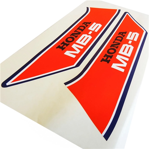Dekalsats tank, röd/vit/blå (Honda MB50)