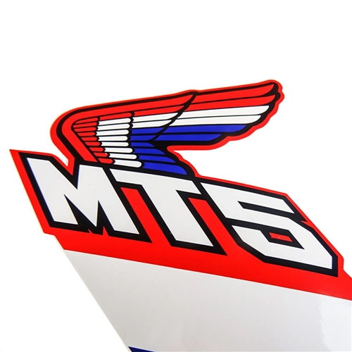 Dekalsats tank, blå/vit/svart (Honda MT50)