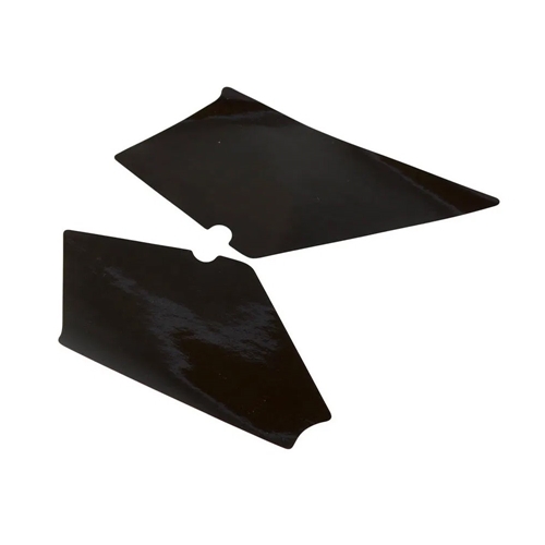 Dekalsats sidokåpor, svart (Honda MT50)