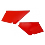 Dekalsats sidokåpor, röd (Honda MT50)