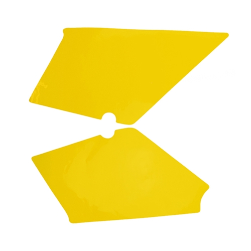 Dekalsats sidokåpor, gul (Honda MT50)