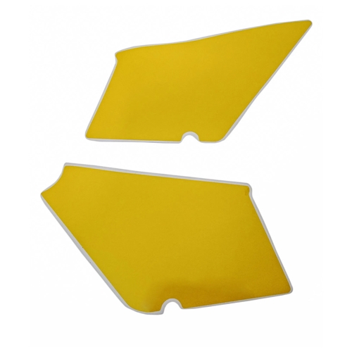 Dekalsats sidokåpor, gul (Honda MT50)