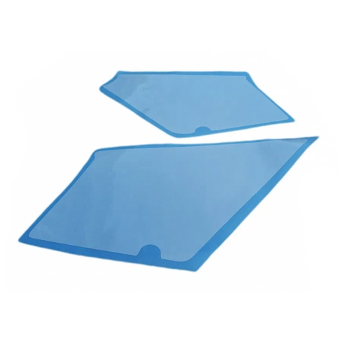 Dekalsats sidokåpor, vit (Honda MT50)