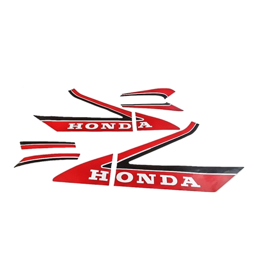 Dekalsats röd/vit (Honda MB50)