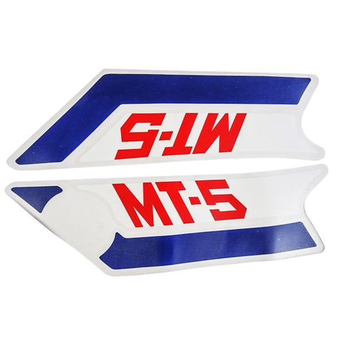 Dekalsats sidokåpor, blå/vit (Honda MT50)