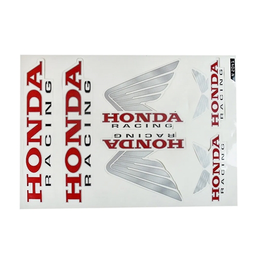 Dekalsats Honda Racing (33x22cm) - FALKO