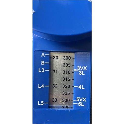 Kilremsmätare i Tum, RINAB