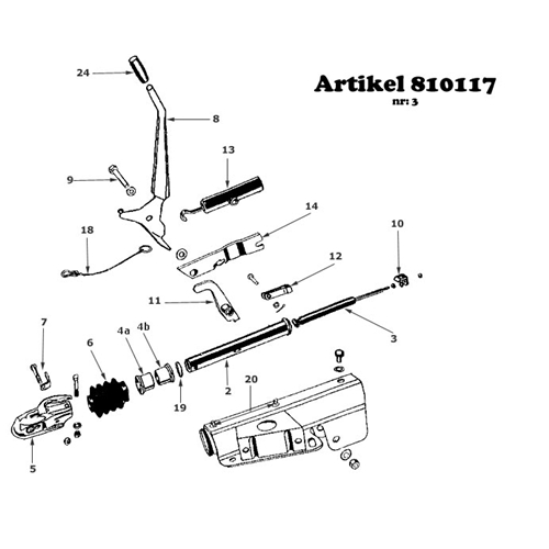 Påskjutsdämpare (GTA 1,6 - T072PS), reservdelar släpvagn, RINAB