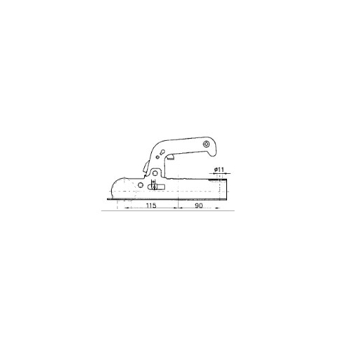 Kulhandske 800kg (typ WW 8-E), reservdelar & tillbehör släpvagn, RINAB