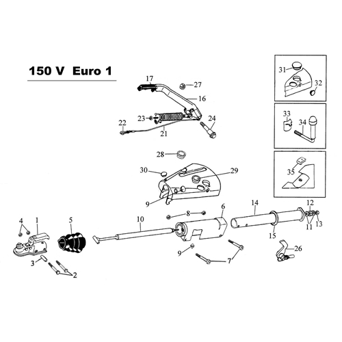 Insexbult M12x75, reservdelar & tillbehör till släpvagn, RINAB