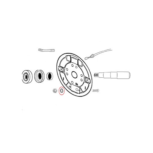 Fjäderbricka 10,2/18,1x2,2 mm , reservdelar & tillbehör släpvagn, RINAB