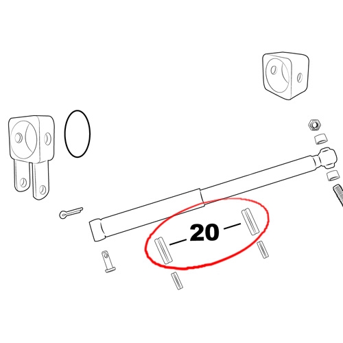 Spännstift 13x60, reservdelar och tillbehör till släpvagn, RINAB