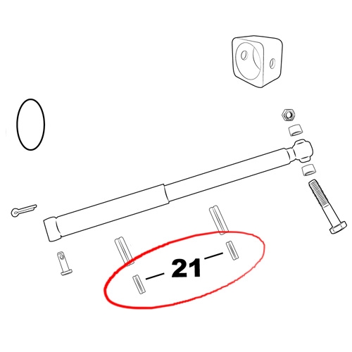 Spännstift 8x60, reservdelar och tillbehör till släpvagn, RINAB