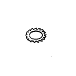 Taggbricka (Ø 12,5/20,5x1 mm)