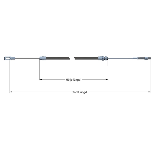Bromsvajer (M8-gänga / ögla 8x11 mm) 800x1040mm, reservdelar & tillbehör till släpvagn, RINAB