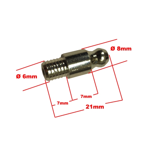 Smörjnippel 6mm (för islag), reservdelar & tillbehör släpvagn, RINAB