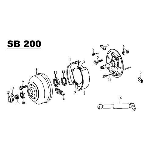 Kronmutter M18x1,5 reservdelar & tillbehör till släpvagn, RINAB