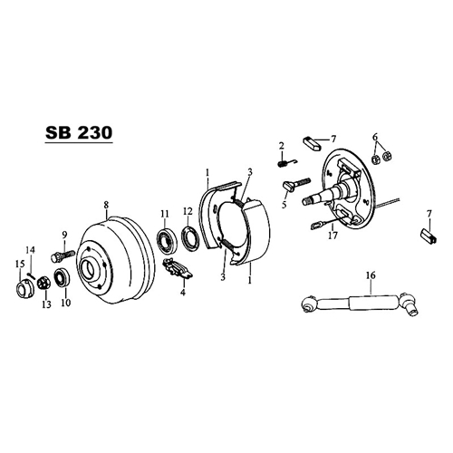 Kronmutter M18x1,5 reservdelar & tillbehör till släpvagn, RINAB