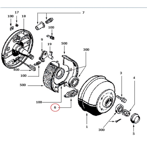 Expander (AL-KO RM2050/RM2350) sent utf., reservdelar släpvagn, RINAB