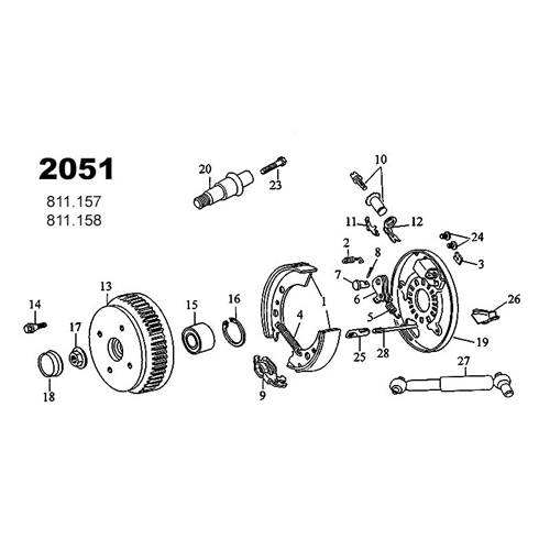 Expander (AL-KO RM2050/RM2350) sent utf., reservdelar släpvagn, RINAB