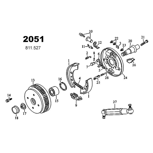 Expander (AL-KO RM2050/RM2350) sent utf., reservdelar släpvagn, RINAB