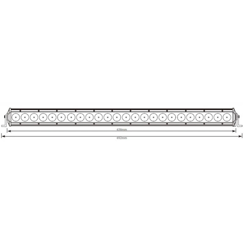 LED ramp 120W (8800 Lumen), reservdelar & tillbehör till släpvagn, RINAB