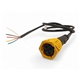 Bajonettkontakt, 5-pol m. 950mm kabel - GUL