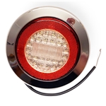 Baklykta LED / 24V JOKON mod. 735B WR Röd/Vit