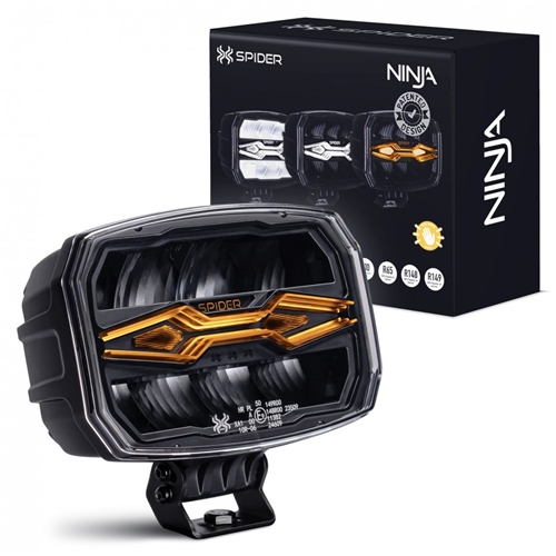 Extraljus LED X-SPIDER NINJA Oval - 12/24V, LED belysning, RINAB