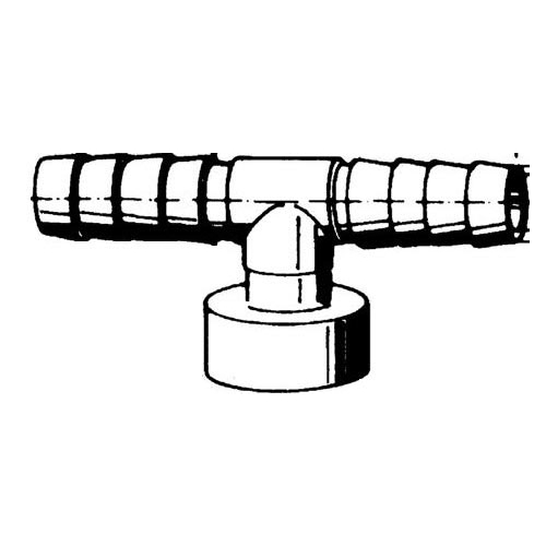 T-stycke för tryckutjämningskärl, reservdelar och tillbehör till husvagn, RINAB
