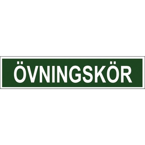 Övningskörningsskylt, reservdelar & tillbehör till släpvagn, RINAB