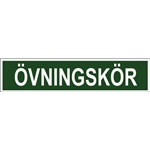 Övningskörningsskylt