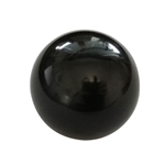 Kula, svart bakelit M8 (Ø 35 mm)