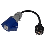 Adapter CEE 3-Pol, Schuko hane