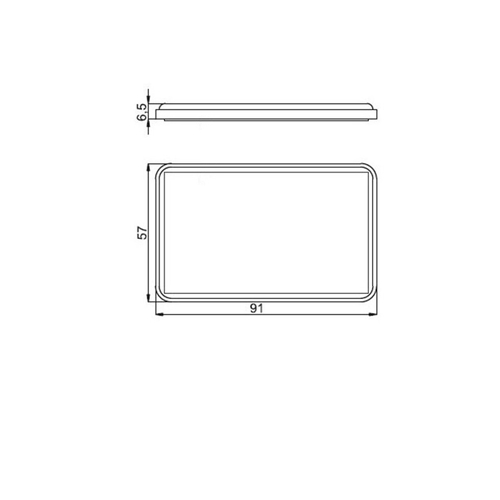 Reflex 91x57mm reservdelar och tillbehör till släpvagn, RINAB