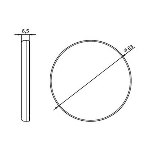 Reflex Ø63mm (Självhäftande) reservdelar och tillbehör till släpvagn, RINAB