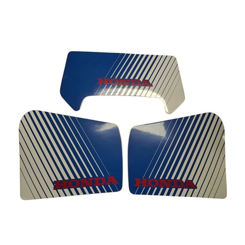 Dekalsats Honda MT50 Blå/Vit, reservdelar moped