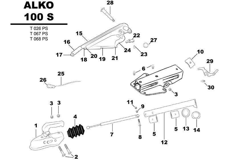 ALKO 100S sprängskiss.