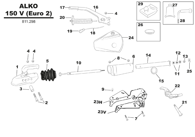 ALKO 150 V (Euro 2) sprängskiss