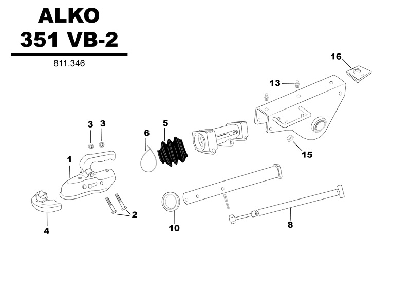 ALKO 351 VB-2 sprängskiss.