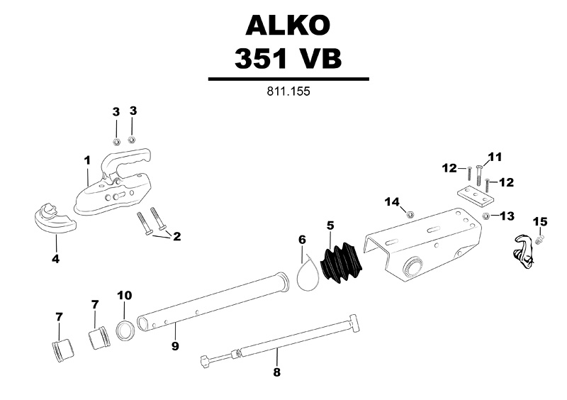 ALKO 351 VB sprängskiss